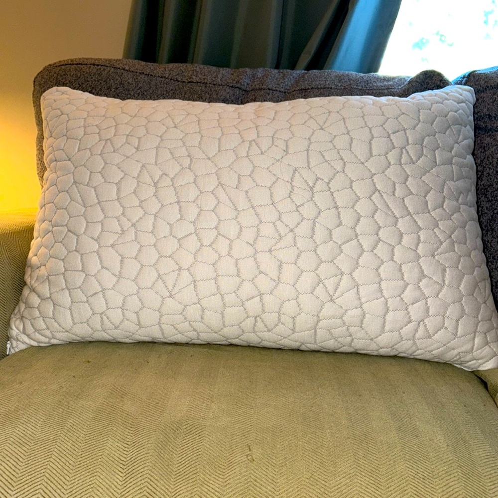 New without tags pillow with soft cover.